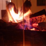 Image of a nice crackling fire