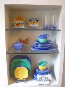 Summer display dishes