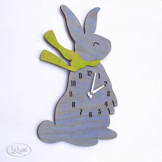 LeLuni Bunny Clock
