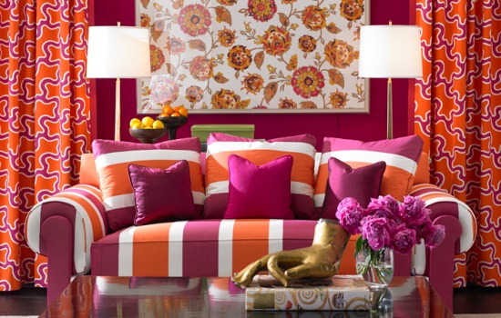 Fabrics and image from Kravet.