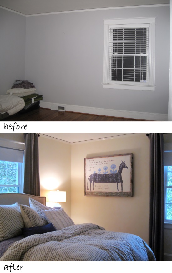 guest room before after