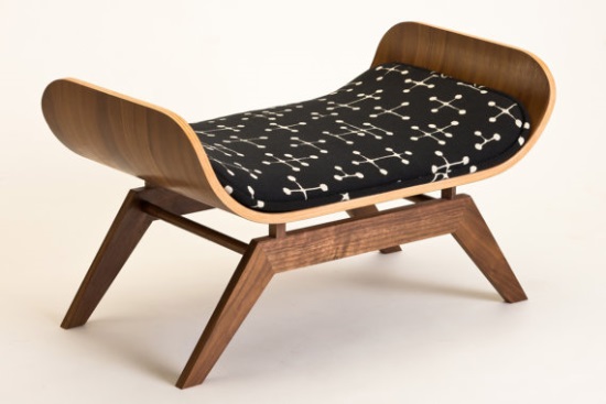 For the cat owner with discriminating taste: an Eames-inspired lounger. Also would make a stylish footrest! $395 from CANOPYstudio of Louisiana.