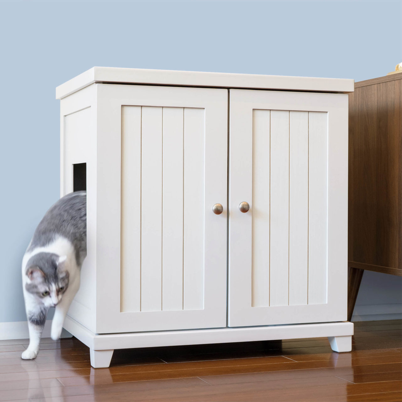 Litter box cabinet