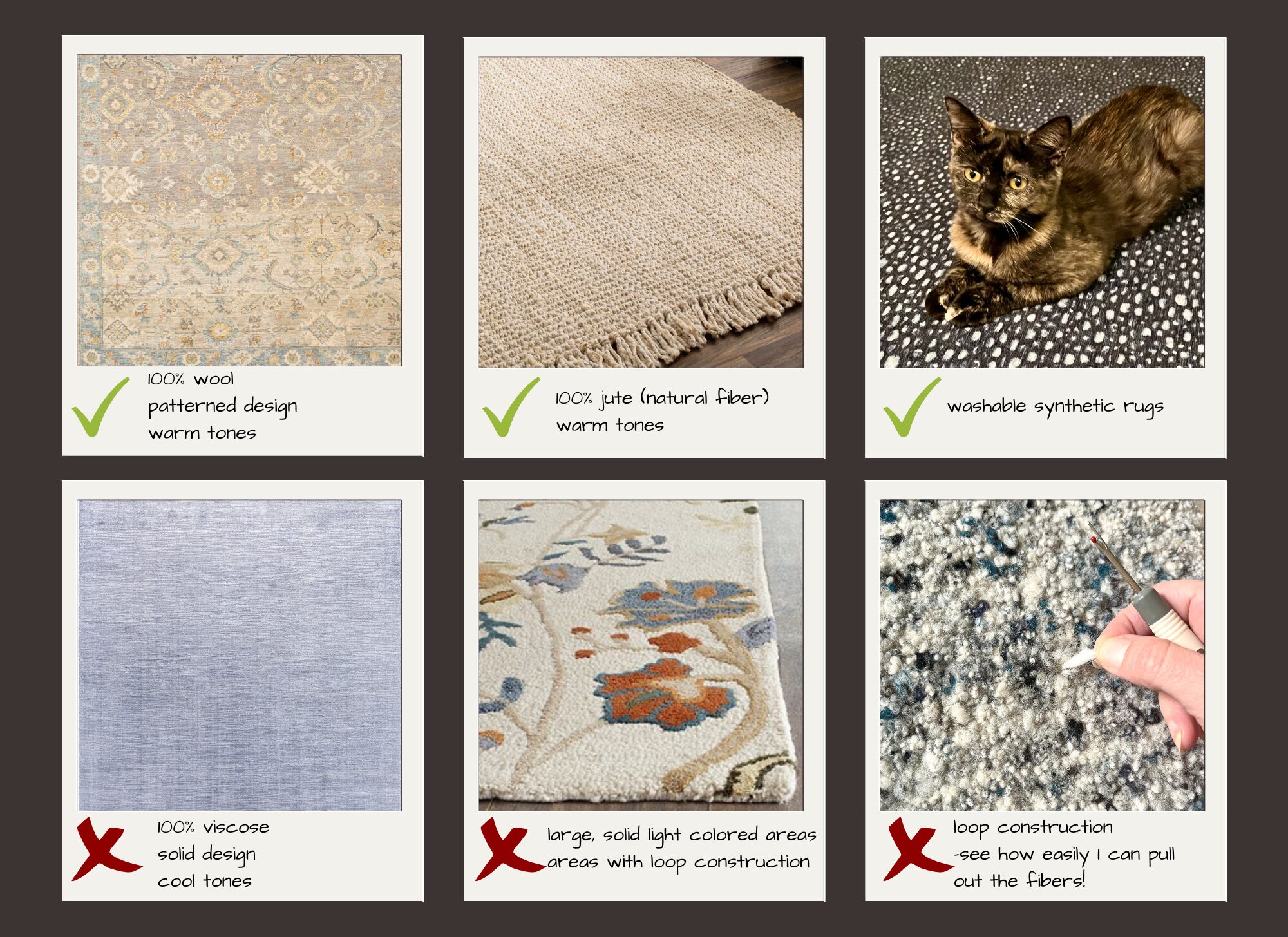 rugs (1) do's and don'ts for rugs